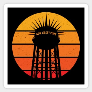 New Jersey Punk Water Tower Sticker